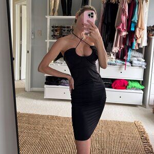 Meshki Black Mini Dress